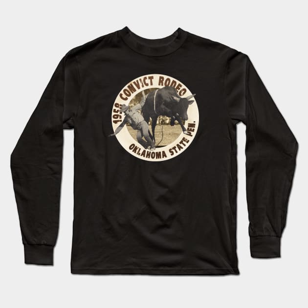 Vintage Prison Rodeo Long Sleeve T-Shirt by Kujo Vintage